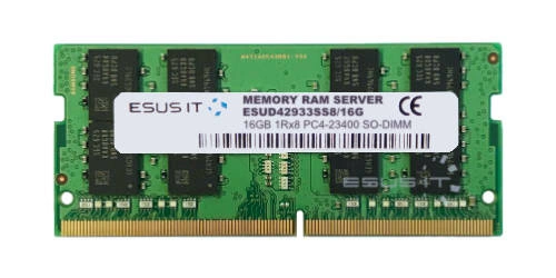 Paměť RAM 1x 16GB ESUS IT SO-DIMM DDR4 2933MHz PC4-25600 | ESUD42933SS8/16G