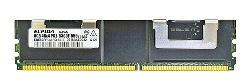 Paměť RAM 1x 8GB ELPIDA ECC FULLY BUFFERED DDR2 667MHz PC2-5300 FBDIMM | EBE82FF4A1RQ-6E-E