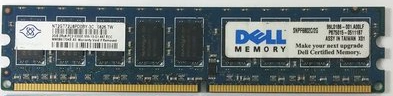 Paměť RAM 1x 2GB DELL PowerEdge & Precision Workstation DDR2 667MHz ECC UNBUFFERED DIMM | SNPF6802C/2G
