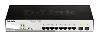 Přepínač D-Link DGS-1210-10P/E 8x 1Gb 2x SFP 65 W PoE+