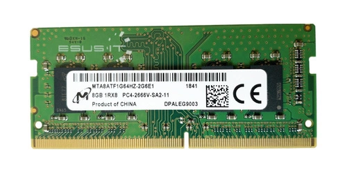 Paměť RAM 1x 8GB Micron SO-DIMM DDR4 2666MHz PC4-21300 | MTA8ATF1G64HZ-2G6