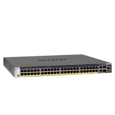 Přepínač Netgear GSM4352PA-100NES 48x 1Gb | 2x 10Gb 2x SFP+ 480 W PoE+