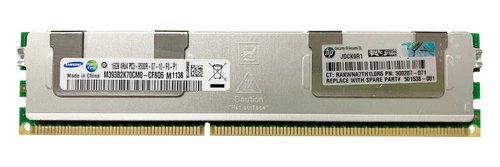 Paměť RAM 1x 16GB Samsung ECC REGISTERED DDR3 1066MHz PC3-8500 RDIMM | M393B2K70CM0-CF8
