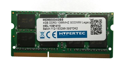 Paměť RAM 1x 4GB HYPERTEC SO-DIMM DDR3 1066MHz PC3-8500 | MEM85004GBS