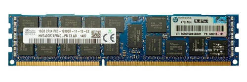 Paměť RAM 1x 16GB Hynix ECC REGISTERED DDR3 2Rx4 1600MHz PC3-12800 RDIMM | HMT42GR7AFR4C-PB