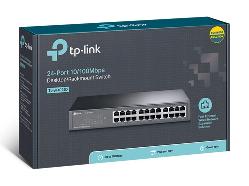 Přepínač TP-LINK TL-SF1024D 24x 100Mb