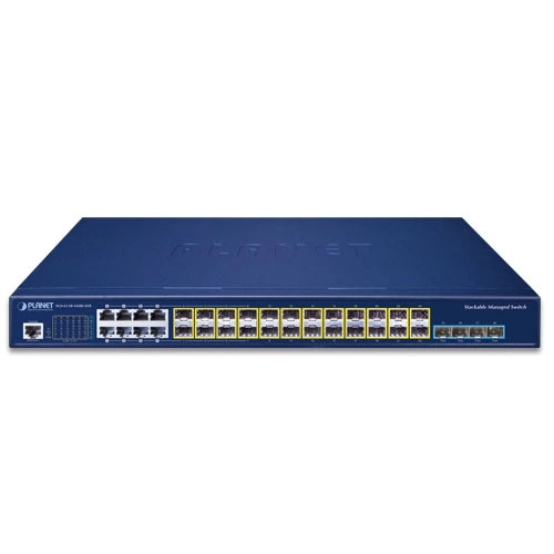 Síťový přepínač Planet SGS-6310-16S8C4XR 16x SFP | 4x SFP+ 8x RJ-45/SFP