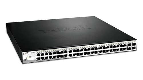 Přepínač D-Link DGS-1210-52MP 48x 1Gb 4x SFP 370 W PoE+