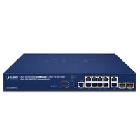 Přepínač Planet GS-5220-8P2T2S 10x 1Gb 2x SFP 240 W PoE+