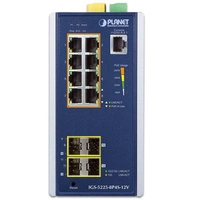 Přepínač Planet IGS-5225-8P4S 8x 1Gb 4x SFP 240 W PoE+