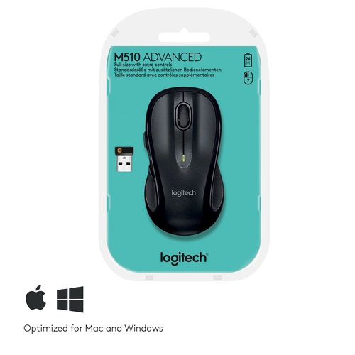 Bezdrátové připojení myš Logitech M510 910-001826