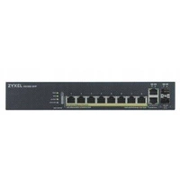 Přepínač Zyxel GS1920-8HPV2-EU0101F 8x 1Gb 2x RJ-45/SFP 130 W PoE+