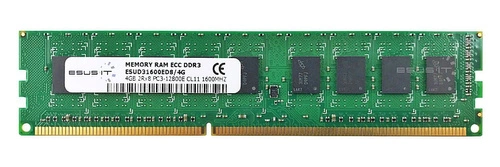 Paměť RAM 1x 4GB ESUS IT ECC UNBUFFERED DDR3 2Rx8 1600MHz PC3-12800 UDIMM | ESUD31600ED8/4G