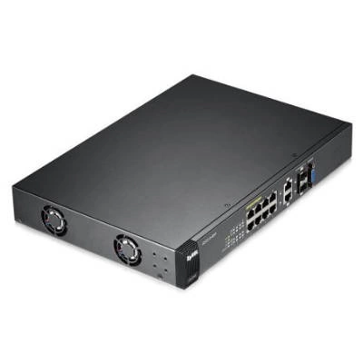 Přepínač Zyxel GS2210-8HP-EU0101F 8x 1Gb 2x RJ-45/SFP 180 W PoE+