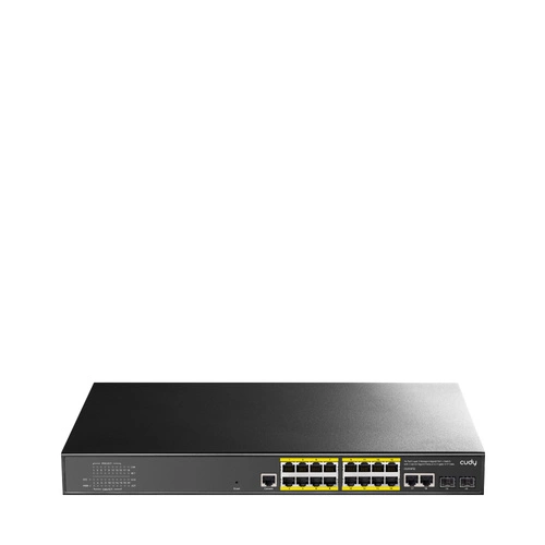 Přepínač Cudy GS2018PS2-200W 18x 1Gb 2x SFP 200 W PoE+