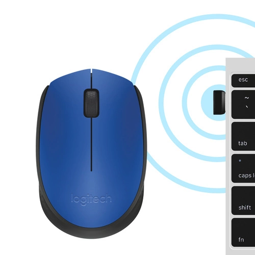Bezdrátové připojení myš Logitech M171 Blue-K 910-004640