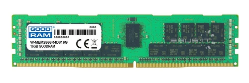 Paměť RAM 1x 16GB GoodRAM ECC REGISTERED DDR4 2Rx8 2666MHz PC4-21300 RDIMM | W-MEM2666R4D816G
