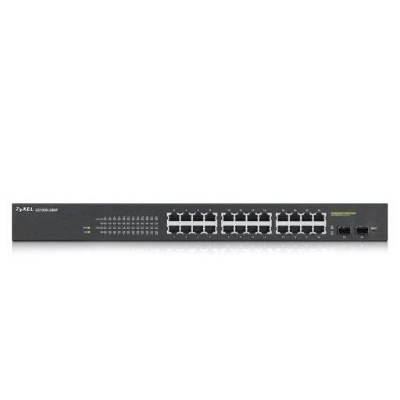 Přepínač Zyxel GS1900-24HP-EU0101F 24x 1Gb 2x SFP 170 W PoE