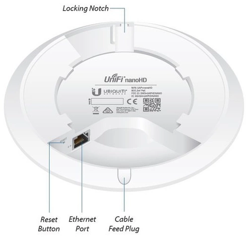 Přístupový bod Ubiquiti UAP-NANOHD-3 2,4 GHz | 5 GHz 1733 Mbps 802.11a/b/g/n/ac-wave2