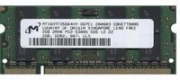 Paměť RAM 1x 2GB Micron SO-DIMM DDR2 800MHz PC2-6400 | MT16HTF25664HY-800