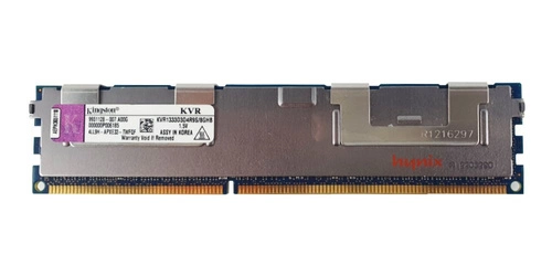 Paměť RAM 1x 8GB Kingston ECC REGISTERED DDR3 1333MHz PC3-10600 RDIMM | KVR1333D3D4R9S/8GHB