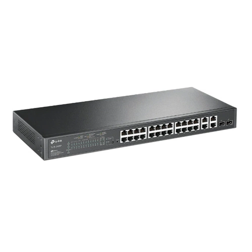Přepínač TP-LINK TL-SL2428P 26x 100Mb 2x RJ-45/SFP 250 W PoE+