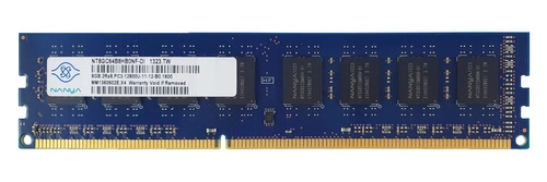 Paměť RAM 1x 8GB Nanya NON-ECC UNBUFFERED DDR3 1600MHz PC3-12800 UDIMM | NT8GC64B8HB0NF-DI