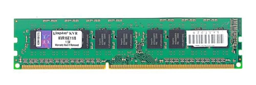 Paměť RAM 1x 8GB Kingston ECC UNBUFFERED DDR3 1600MHz PC3-12800 UDIMM | KVR16E11/8