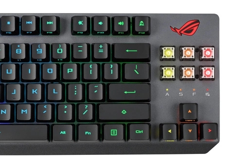 Klávesnice Bezdrátové připojení Asus ROG Strix Scope RX TKL Wireless Deluxe QWERTZ (DE)