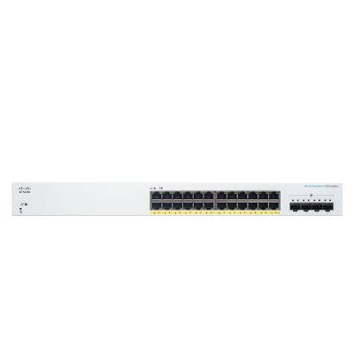 Switch Cisco Obchodní CBS220-24P-4X-EU 24x 1Gb 4x SFP+ 195 W PoE+