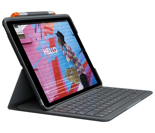 Klávesnice Bezdrátové připojení Logitech Slim Folio QWERTZ