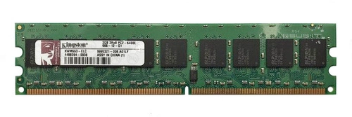 Paměť RAM 1x 2GB Kingston ECC UNBUFFERED DDR2 800MHz PC2-6400 UDIMM | KWM553-ELC