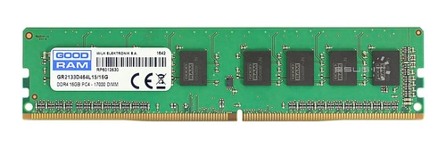 Paměť RAM 2x 4GB GoodRAM NON-ECC UNBUFFERED DDR4 2133MHz PC4-17000 UDIMM | GR2133D464L15S/8GDC