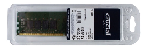Paměť RAM 1x 16GB Crucial NON-ECC UNBUFFERED DDR4 3200MHz PC4-25600 UDIMM | CT16G4DFRA32A