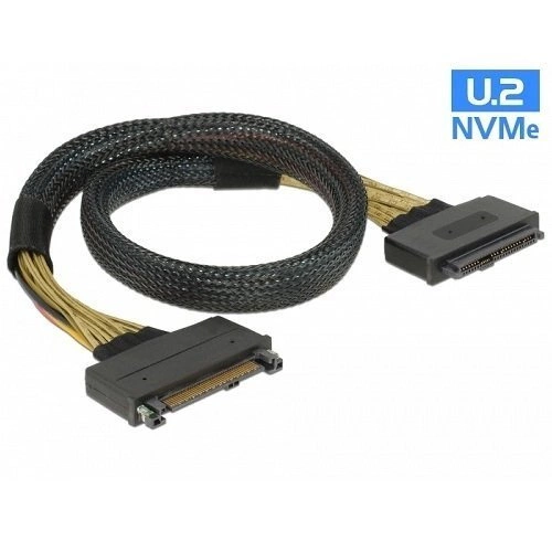 Delock Extension Kabel U.2 SFF-8639 > U.2 SFF-8639 0.5m | 85738