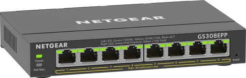 Přepínač Netgear GS308EPP-100PES 8x 1Gb 123 W PoE+