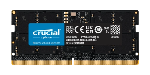 Paměť RAM 1x 16GB Crucial SO-DIMM DDR5 4800MHz PC5-38400 | CT16G48C40S5