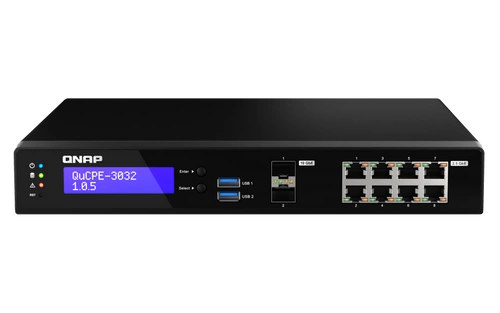 Switch QNAP QuCPE-3032-C3558R-8G 8x 2.5Gb 2x SFP+