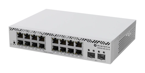 Přepínač Mikrotik CSS318-16G-2S+IN 16x 100/1000 2x SFP+