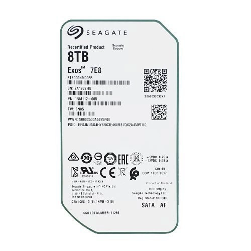 Pevný disk Seagate Exos 7E8 3.5'' HDD 8TB 7200RPM SATA 6Gb/s 256MB | ST8000NM0055