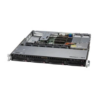 Serverová platforma Supermicro 1U 510T-MR SYS-510T-MR Intel x 1 DDR4 x 4 4 x 3.5" SATA PSU 1+1