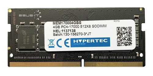 Paměť RAM 1x 4GB HYPERTEC SO-DIMM DDR4 2133MHz PC4-17000 | MEM170004GBS