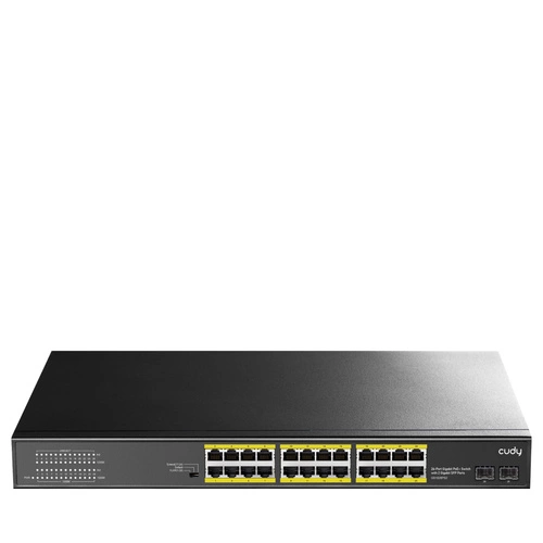 Přepínač Cudy GS1028PS2 24x 1Gb 2x SFP 300 W PoE+