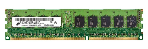 Paměť RAM 1x 8GB Micron ECC REGISTERED DDR3 1600MHz PC3-12800 RDIMM | MT18JSF1G72PZ-1G6