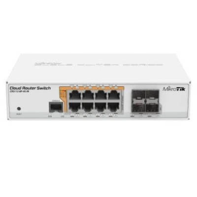 Přepínač Mikrotik CRS112-8P-4S-IN 8x 1Gb 4x SFP