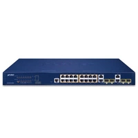 Síťový přepínač Planet GS-4210-16P4C 16x 1Gb 4x RJ-45/SFP 240 W PoE+