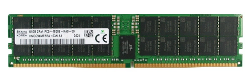 Paměť RAM 1x 64GB Hynix ECC REGISTERED DDR5 2Rx4 4800MHz PC5-38400 RDIMM | HMCG94MEBRA103N