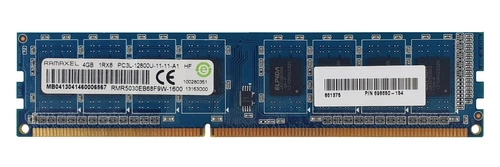 Paměť RAM 1x 4GB Ramaxel NON-ECC UNBUFFERED DDR3 1600MHz PC3-12800 UDIMM | RMR5030EB68F9W