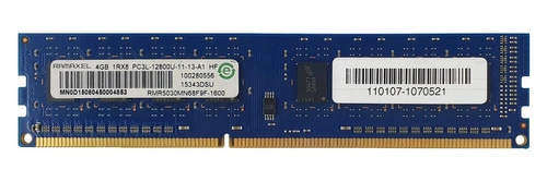Paměť RAM 1x 4GB Ramaxel NON-ECC UNBUFFERED DDR3 1600MHz PC3-12800 UDIMM | RMR5030MN68F9F