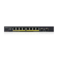Přepínač Zyxel GS1100-10HP-EU0102F 10x 1Gb 2x SFP 130 W PoE+